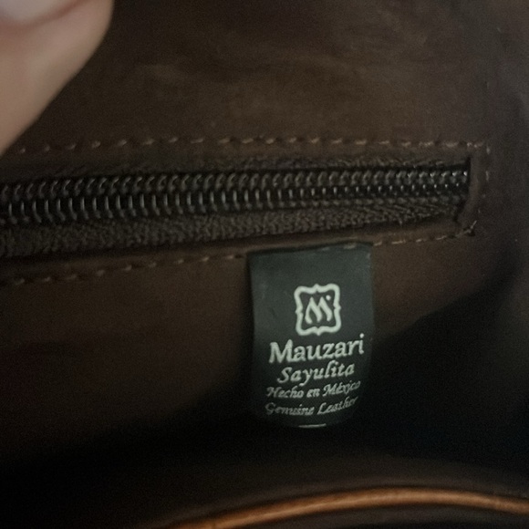 Rare💥Mauzari Sayulita Hand Tooled Leather Catalina Saddle Bag -Large - Picture 11 of 17